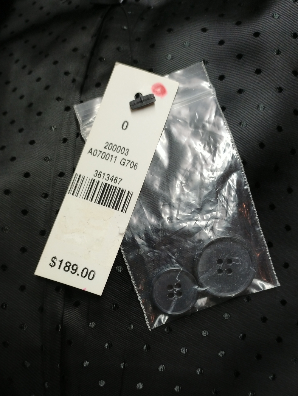 Jacob Charcoal Gray Tailored Blazer Made in Canada, size 0 - Picture 14 of 14